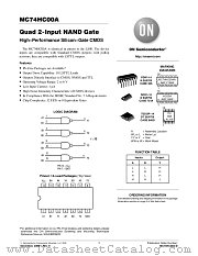 MC74HC00A datasheet pdf ON Semiconductor