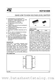 HCF40109 datasheet pdf ST Microelectronics