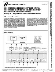 CR16MPS544V9XXX datasheet pdf National Semiconductor