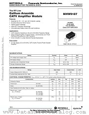 MHW9187 datasheet pdf Freescale (Motorola)