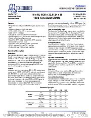 GS8160E18B datasheet pdf GSI Technology
