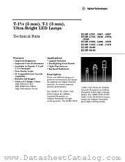 HLMP-3750-L0001 datasheet pdf Agilent (Hewlett-Packard)