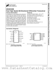 DS36C200I datasheet pdf National Semiconductor