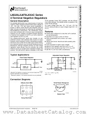 LM79L15ACMX datasheet pdf National Semiconductor