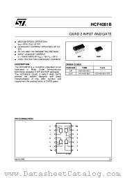 HCF4081 datasheet pdf ST Microelectronics