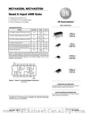 MC74AC08N datasheet pdf ON Semiconductor