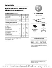 BAW56LT1 datasheet pdf ON Semiconductor