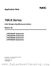 UPD78044FGF-XXX-3B9 datasheet pdf NEC