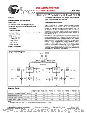 CY7C373I-66JC datasheet pdf Cypress
