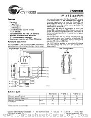 CY7C1046B-15VC datasheet pdf Cypress