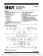 IDT70V06L20JI8 datasheet pdf IDT