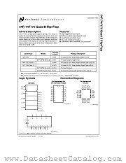 54F175DM-MLS datasheet pdf National Semiconductor
