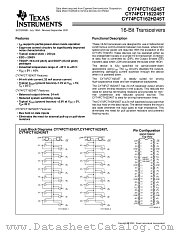 74FCT162245CTPVCT datasheet pdf Texas Instruments