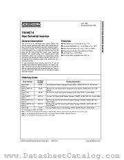 74VHC14SJ datasheet pdf Fairchild Semiconductor