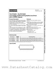 74LVTH16240MTD datasheet pdf Fairchild Semiconductor