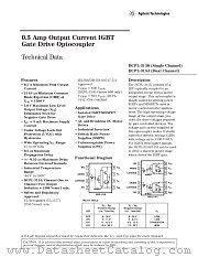 HCPL-315J datasheet pdf Agilent (Hewlett-Packard)