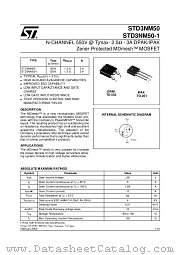 STD3NM50T4 datasheet pdf ST Microelectronics
