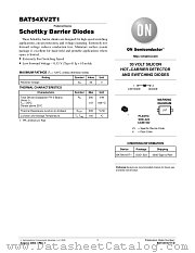 BAT54XV2T1 datasheet pdf ON Semiconductor