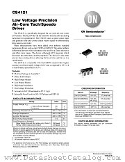 CS4121 datasheet pdf ON Semiconductor