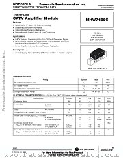 MHW7185C datasheet pdf Freescale (Motorola)