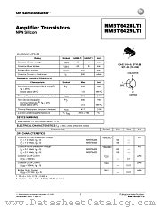 MMBT6428LT1 datasheet pdf ON Semiconductor