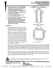 SN74ABT652ANT datasheet pdf Texas Instruments