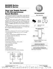 MAX810TTR datasheet pdf ON Semiconductor