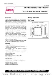LC74FCT162245T datasheet pdf SANYO