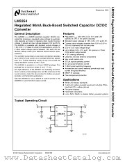 LM3354-1.8EVAL datasheet pdf National Semiconductor