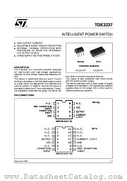 TDE3237 datasheet pdf ST Microelectronics