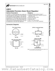 LM431CIM datasheet pdf National Semiconductor