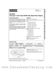 NC7SP38P5X datasheet pdf Fairchild Semiconductor