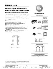 MC74HC132AN datasheet pdf ON Semiconductor