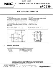 UPC339C(5) datasheet pdf NEC
