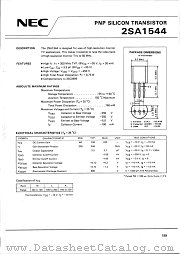 2SA1544 datasheet pdf NEC