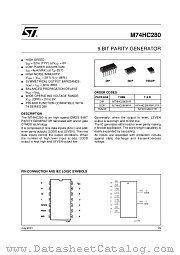 M74HC280 datasheet pdf ST Microelectronics