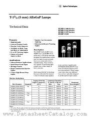 HLMP-C625-P0002 datasheet pdf Agilent (Hewlett-Packard)