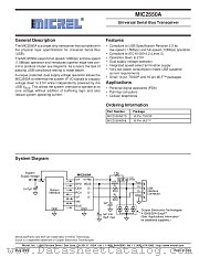 MIC2550A datasheet pdf Micrel Semiconductor