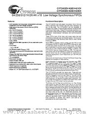 CY7C4225V-15ASC datasheet pdf Cypress