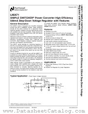 LM2671N-5.0 datasheet pdf National Semiconductor