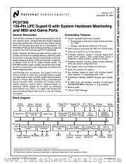 PC87366-IBW/VLA datasheet pdf National Semiconductor