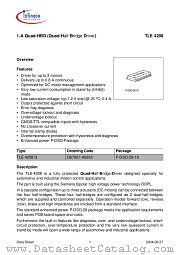 TLE 4208G datasheet pdf Infineon