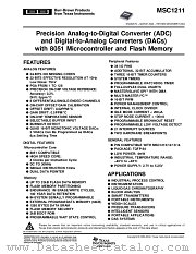 MSC1211Y5PAGR datasheet pdf Texas Instruments