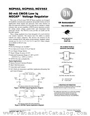 NCP553SQ18T1 datasheet pdf ON Semiconductor