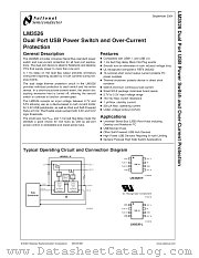 LM3526M-H datasheet pdf National Semiconductor