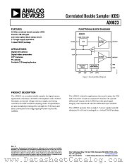 AD9823KRUZ datasheet pdf Analog Devices