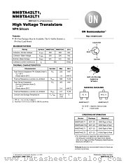 MMBTA42LT3 datasheet pdf ON Semiconductor