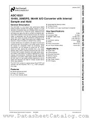 ADC10321CIVT datasheet pdf National Semiconductor
