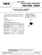 2SA1069A datasheet pdf NEC