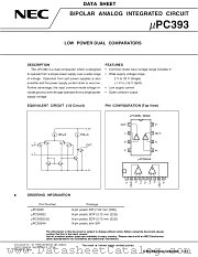 UPC393G2(5)-E2 datasheet pdf NEC